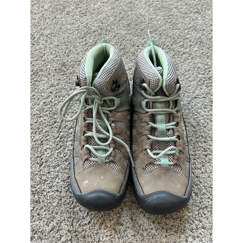 Keen Targhee Iii Waterproof Hiking Womens Green Casual Boots 1023040 8.5 NWOB